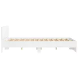 fehér ágykeret fejtámlával 140 x 200 cm