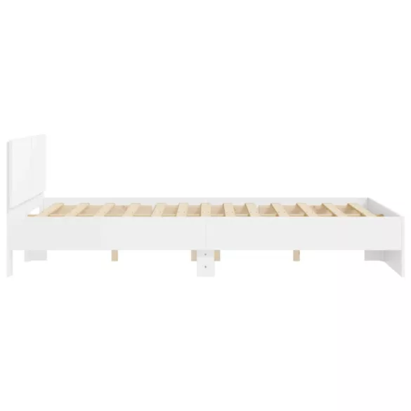 fehér ágykeret fejtámlával 140 x 200 cm