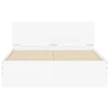 fehér ágykeret fejtámlával 120 x 190 cm