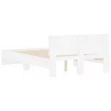 fehér ágykeret fejtámlával 120 x 190 cm