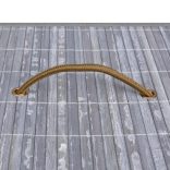 szürke egyrészes bambusz szennyestartó kosár