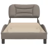 ágykeret matrac nélkül Hvar tópszín 90x190 cm anyagból