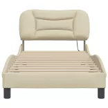 ágykeret matrac nélkül Hvar krém 90x190 cm szövet