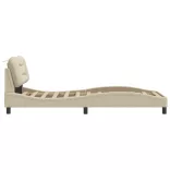 ágykeret matrac nélkül Hvar krém 90x190 cm szövet