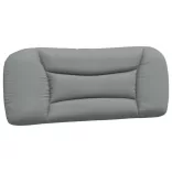 világosszürke szövet ágykeret matrac nélkül Hvar 100x200 cm