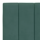 sötétzöld bársony ágykeret matrac nélkül Hanko 80 x 200 cm