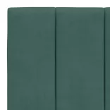 sötétzöld bársony ágykeret matrac nélkül Hanko 100x200 cm