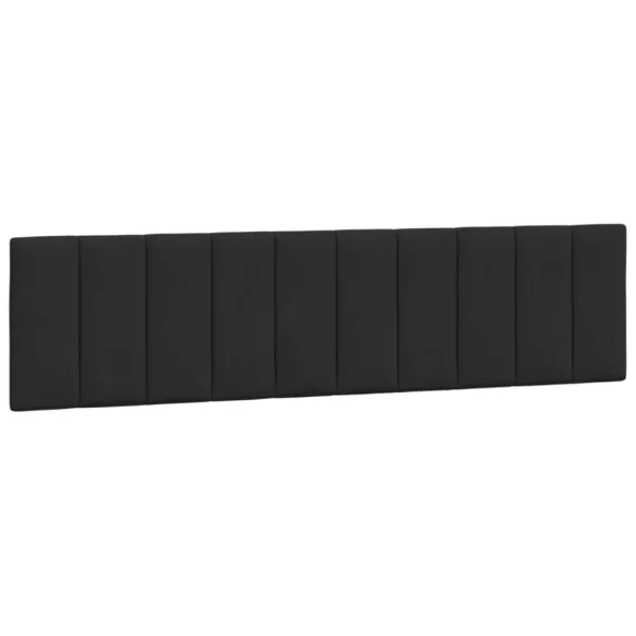 fekete bársony ágykeret matrac nélkül Hanko 200 x 200 cm