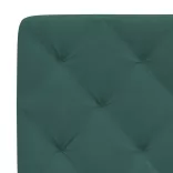 sötétzöld bársony ágykeret matrac nélkül 120 x 200 cm