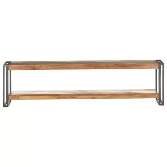 tömör újrahasznosított fa TV-szekrény 150 x 30 x 40 cm