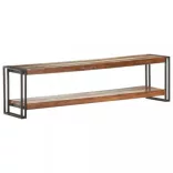 tömör újrahasznosított fa TV-szekrény 150 x 30 x 40 cm