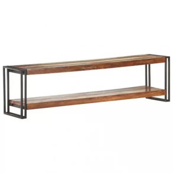 tömör újrahasznosított fa TV-szekrény 150 x 30 x 40 cm