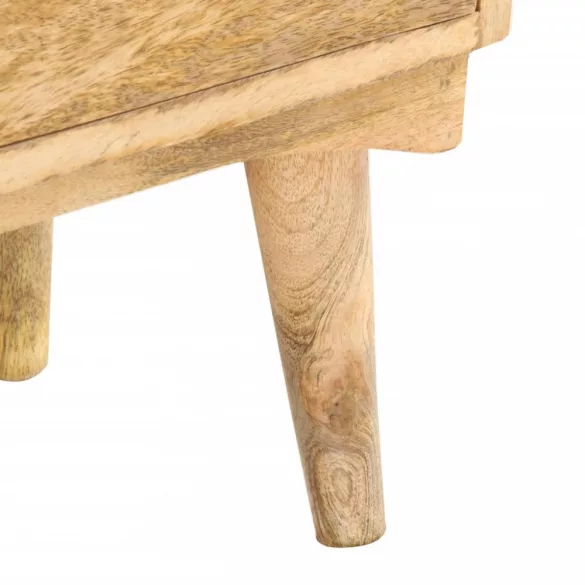 tömör mangófa TV-szekrény 140 x 30 x 50 cm