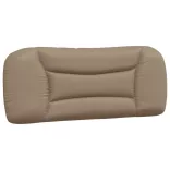 cappuccino színű műbőr ágykeret matrac nélkül Hvar 100x200 cm