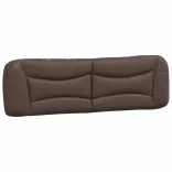 barna műbőr ágykeret matrac nélkül Hvar 180 x 200 cm