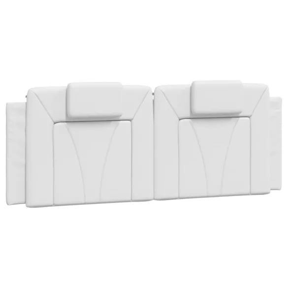 fehér műbőr ágykeret Viana matrac nélkül 140x190 cm