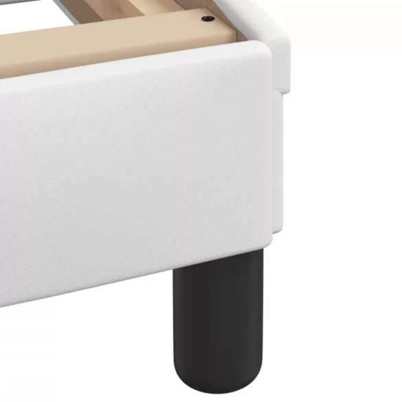 fehér műbőr ágykeret Viana matrac nélkül 180x200 cm