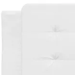 fehér műbőr ágykeret matrac nélkül Zadar 100x200 cm