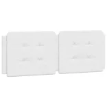 fehér műbőr ágykeret matrac nélkül Zadar 140x200 cm