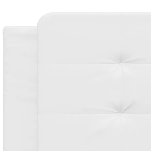 fehér műbőr ágykeret matrac nélkül Zadar 160x200 cm