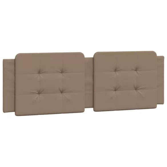 cappuccino színű műbőr ágykeret matrac nélkül Zadar 160x200 cm