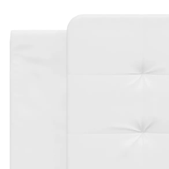 fehér műbőr ágykeret matrac nélkül Zadar 180x200 cm