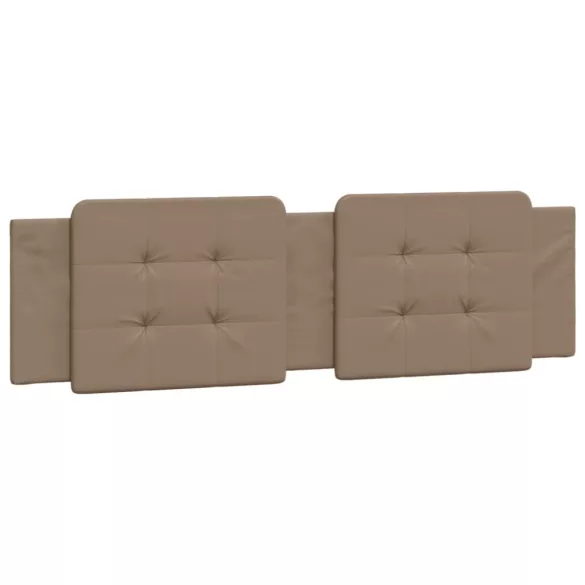 cappuccino színű műbőr ágykeret matrac nélkül Zadar 180x200 cm