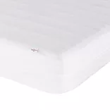 fekete és fehér műbőr ágy Viana matraccal 160 x 200 cm