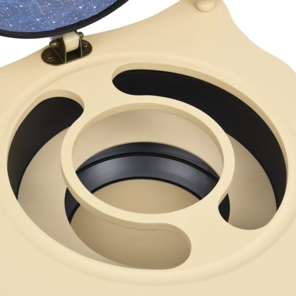 zöld földgömb alakú eukaliptuszfa bárszekrény/bortartó állvány