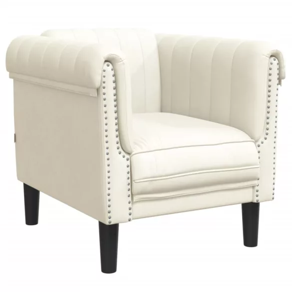 3 részes krém bársony ülőgarnitúra