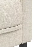 3 részes krémszínű szövet ülőgarnitúra