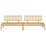 2 db tömör akácfa kerti raklap középső kanapé