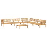 6 részes tömör akácfa kerti raklap ülőgarnitúra