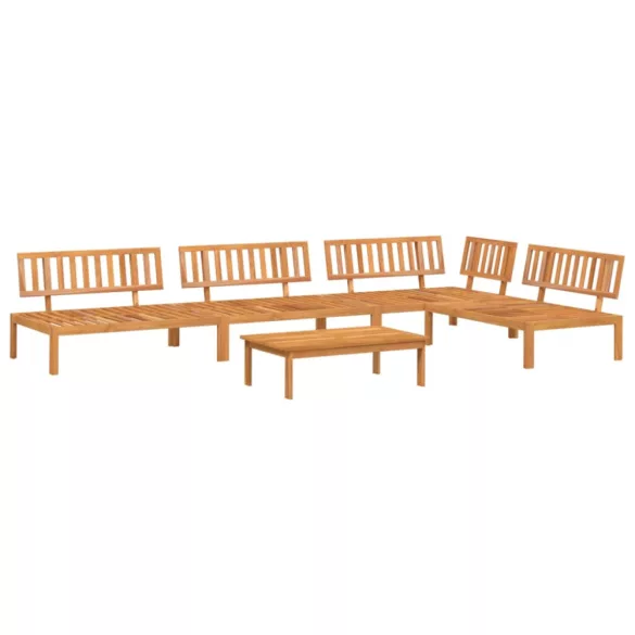 5 részes tömör akácfa kerti raklap ülőgarnitúra