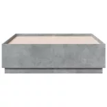 betonszürke szerelt fa ágykeret 120 x 190 cm