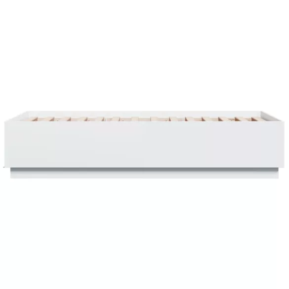 fehér szerelt fa ágykeret 75 x 190 cm