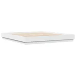 fehér szerelt fa ágykeret 200 x 200 cm