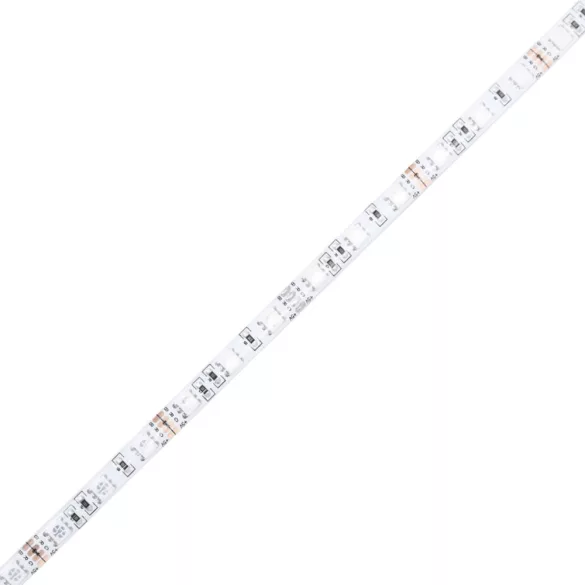 fehér ágykeret fejtámlával és LED-világítással 90 x 200 cm