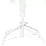 fehér műkarácsonyfa élethű tűlevelekkel 240 cm