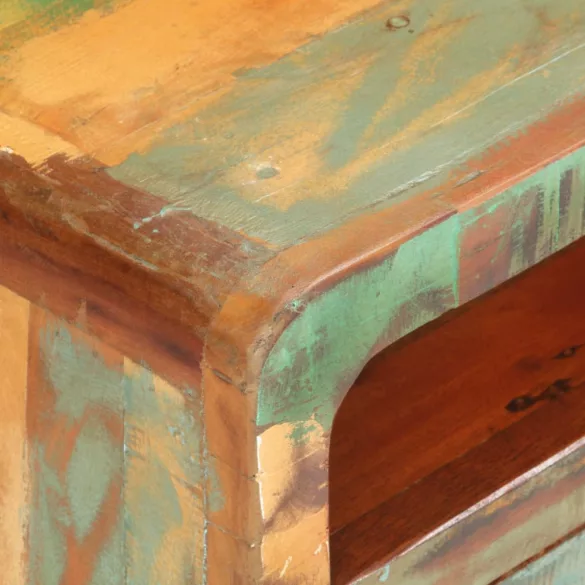 tömör újrahasznosított fa TV-szekrény 117 x 30 x 41 cm