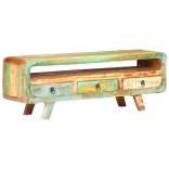 tömör újrahasznosított fa TV-szekrény 117 x 30 x 41 cm