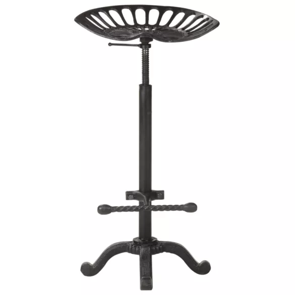 fekete öntöttvas bárszék