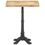 nyers mangófa bisztróasztal 60 x 60 x 77 cm