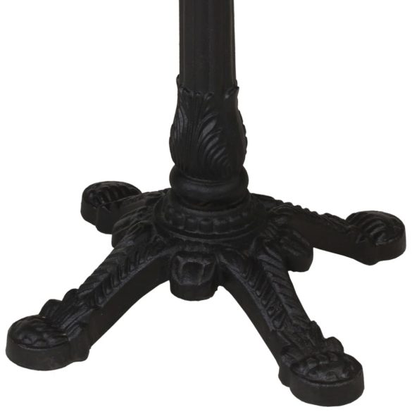 tömör újrahasznosított fa bisztróasztal 60 x 60 x 76 cm