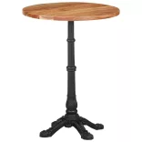 tömör akácfa bisztróasztal Ø60 x 76 cm