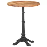 tömör akácfa bisztróasztal Ø60 x 76 cm