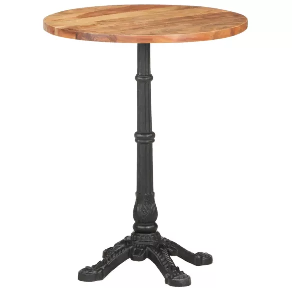 tömör akácfa bisztróasztal Ø60 x 76 cm