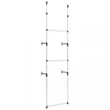 alumínium teleszkópos szekrényrendszer rudakkal