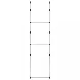 alumínium teleszkópos szekrényrendszer rudakkal