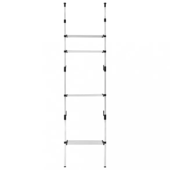 alumínium teleszkópos szekrényrendszer polcokkal